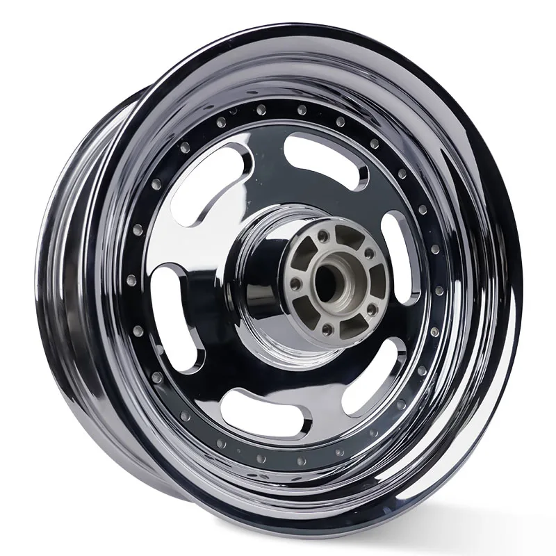 Front Chrome 21x3.5in Motorcycle Wheel For 2018-2023 Harley Softail 2014-2023 Touring Compatible Aluminum Alloy Motorcycle Wheel