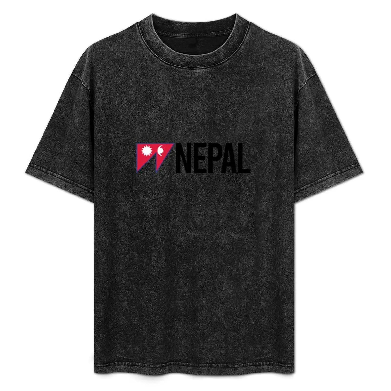 

Nepal Minimal Design collection T-Shirt gifts for boyfriend anime shirt compression shirt men