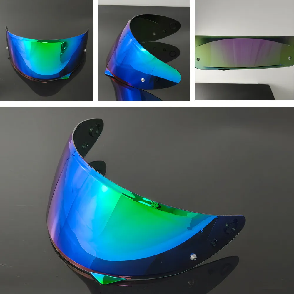 for HJC C10 Mirror Helmet Day and Night Universal Electroplating Full Helmet Sun Protection Windshield