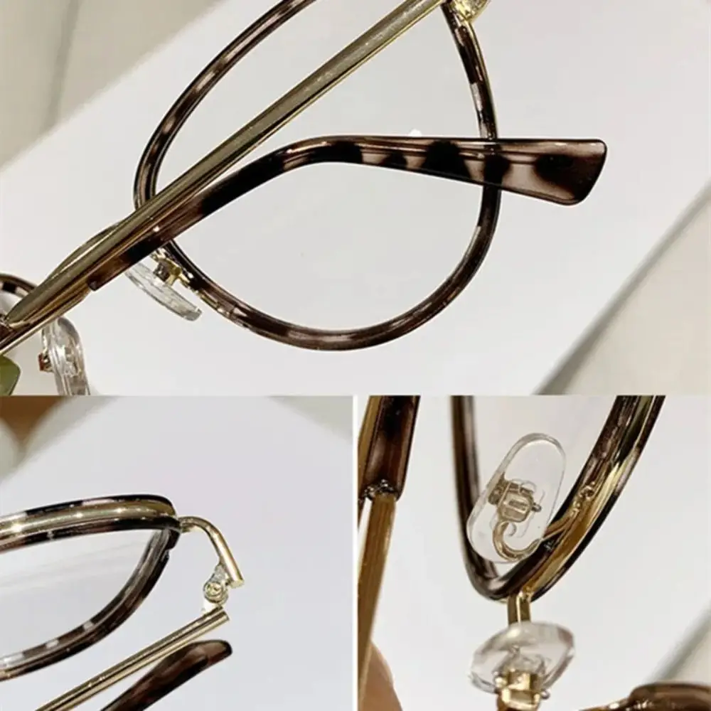 2024 Unique Cat Eye Glasses Retro Fashion Anti Blue Light Glasses Women Men Metal Frame Computer Reading Glasses