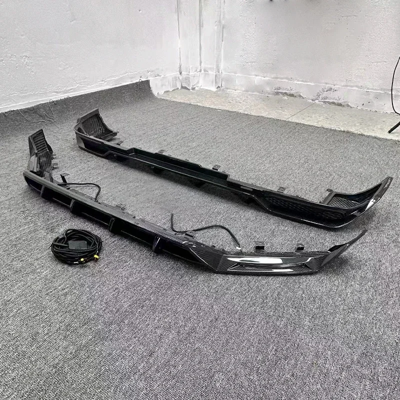 

For Mercedes-Benz G Class W465 G63 For Top Car Wing Real Dry Carbon Fiber Exterior Front Rear Bumper Lips Modification Body Kit