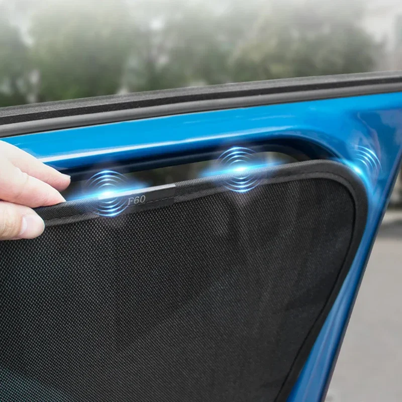 Union Jack Pattern Car Side Rear Window Sun Shade Visor Mesh Cover UV Protection Auto Decor For Mini Cooper F56 Hatchback 3PCS