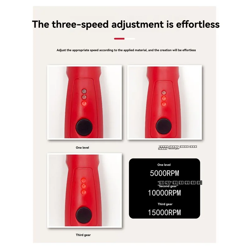 Fresh Multifunctional Portable 3.6V Speed-Adjustable Lithium Battery Electric Grinder Designed For Home Use DIY Projects