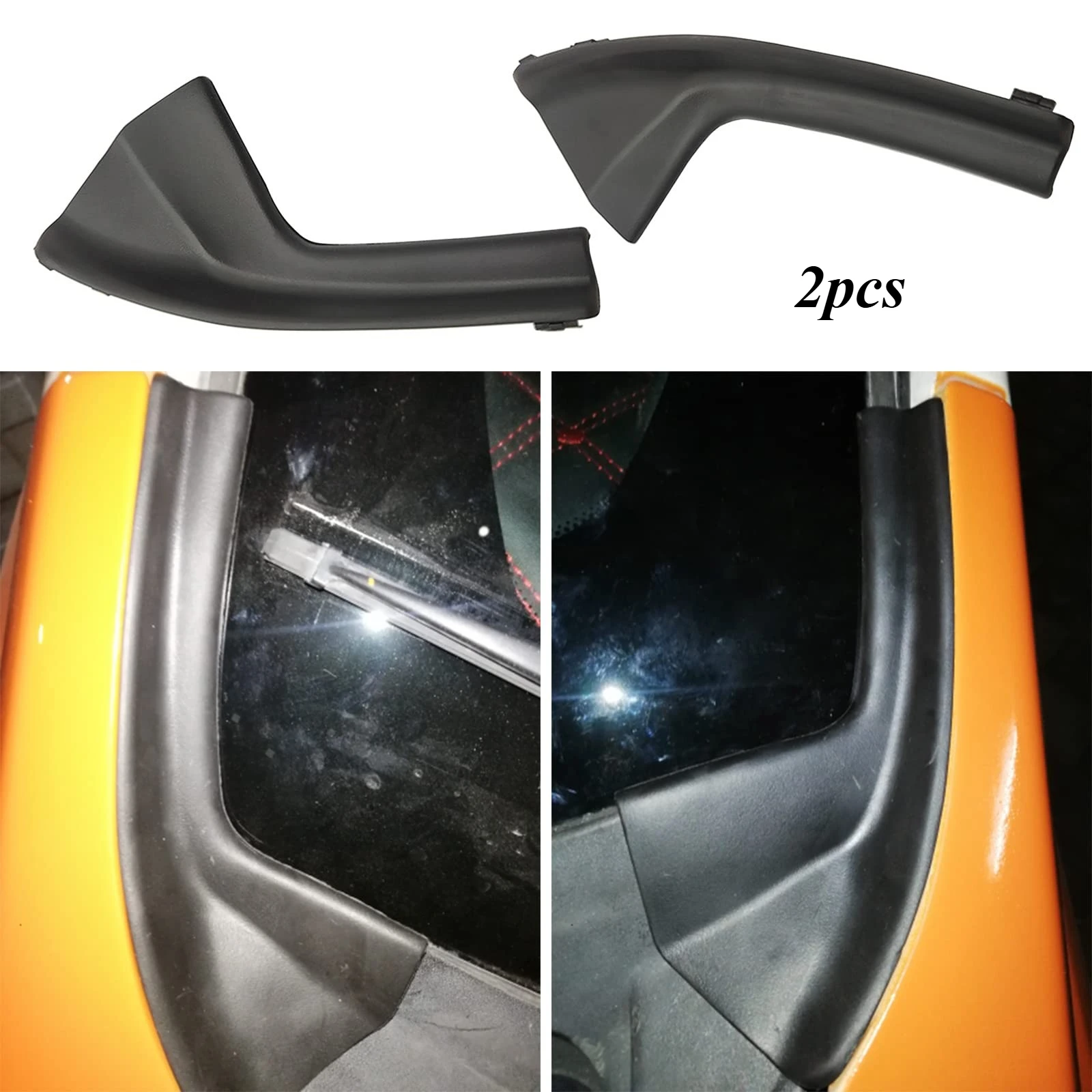 Car Front Windshield Wiper Side Trim Cover Water Deflector Cowl Plate for Nissan Tiida Old Model 66895-ED50A 66894-ED500 New