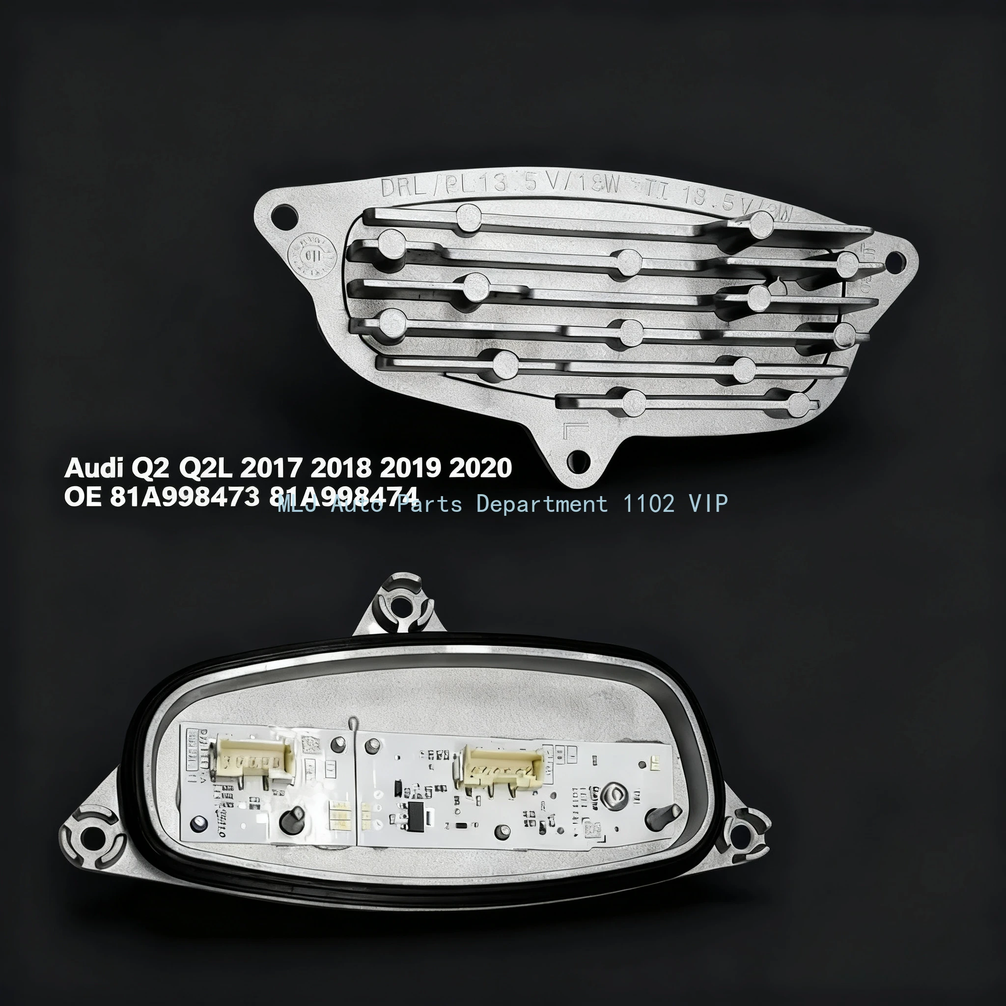 

Full Headlight DRL Daytime Running Light Module Led Light OEM 81A998473 81A998474 For Audi Q2 Q2L 2017 2018 2019 2020 Auto Parts