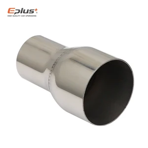 Universal stainless steel adapter straight line reducer car motorcycle silenced silence tubing soldiers various sizes available 7 Main Sales Better Escape - №4