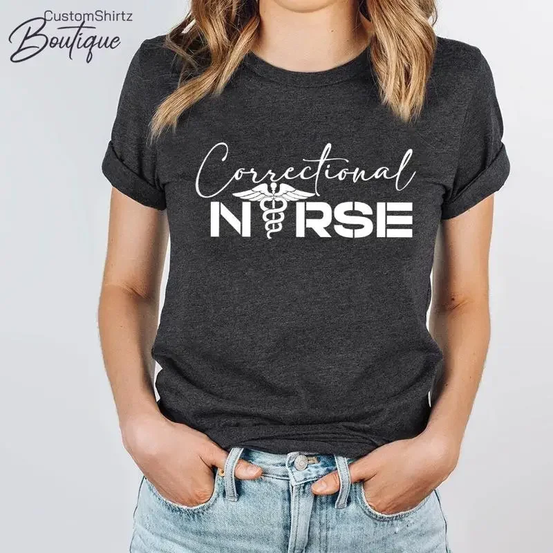 Correctional Nurse T Shirt Corrections Inmate Crewneck SweaT Officer Practitioner