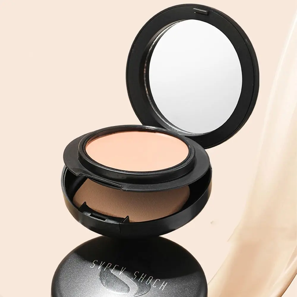 รองพื้นแบบกด 3 สี เนื้อเนียนนุ่ม แมตต์ กันน้ำ ควบคุมความมัน รองพื้นครีมสำหรับแต่งหน้า