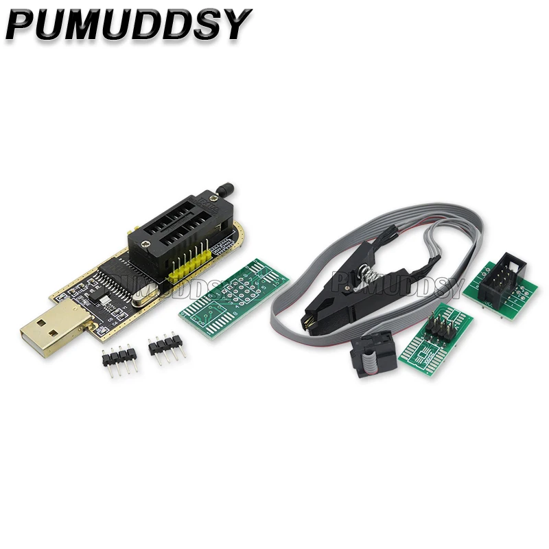 Test Clip SOP8 SOP16 SOIC8 For EEPROM 93CXX / 25CXX / 24CXX + CH341A 24 25 Series EEPROM Flash BIOS USB Programmer Module