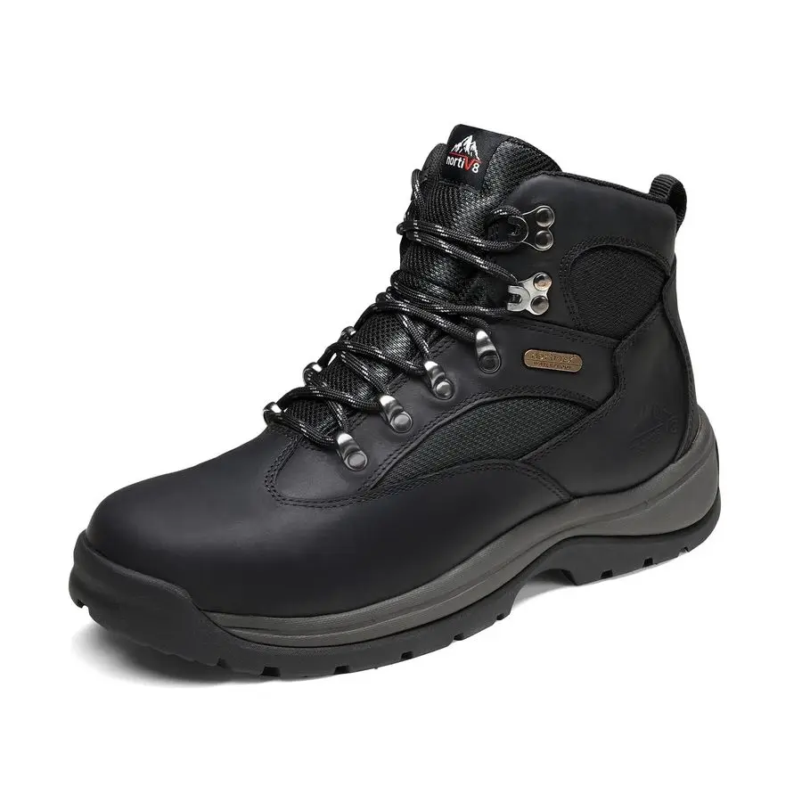 

8 Steel Toe Work Boots for Men Waterproof Slip Resistant Safety Construction Boots