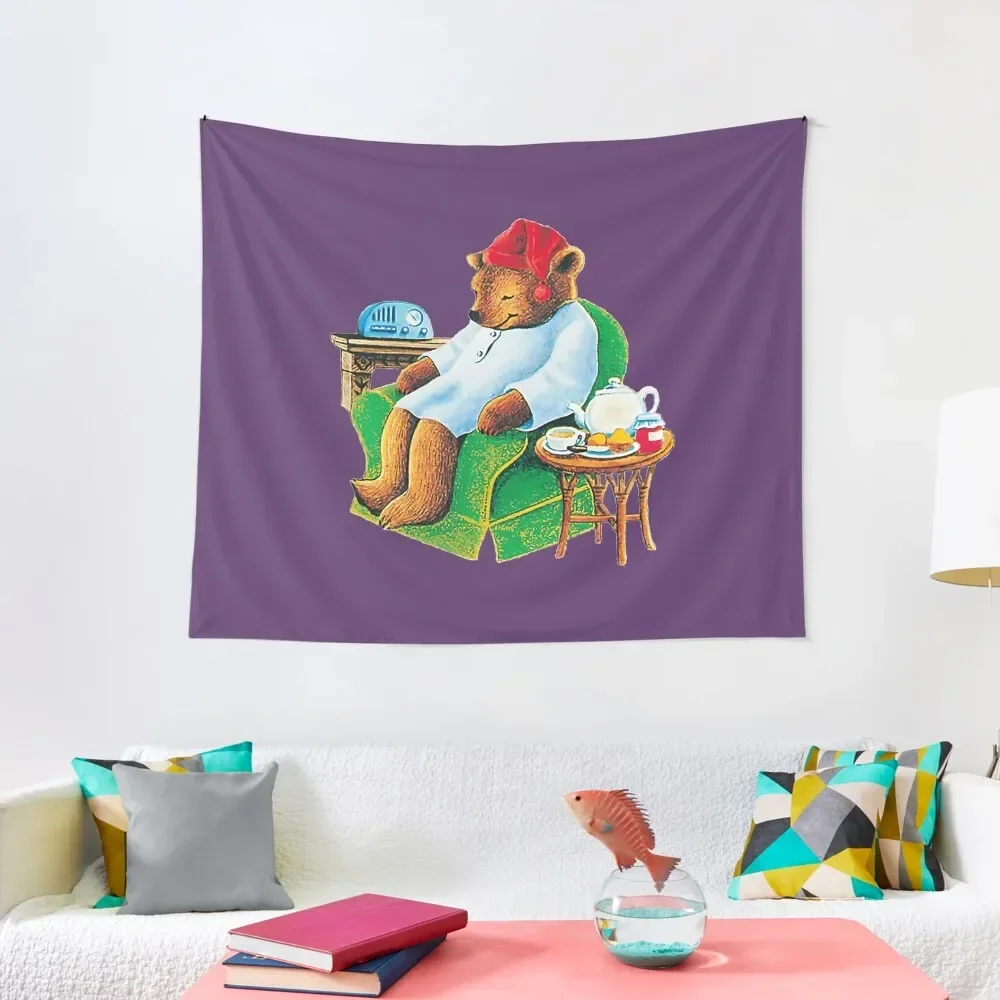 celestial seasoning sleepytime tea bear Pullover Tapestry Luxury Living Room Decoration Anime Decor Wall Deco Tapestry