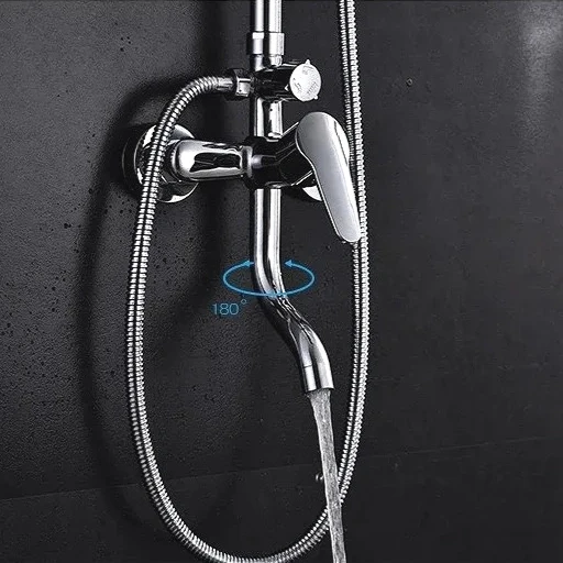 

Аксессуары для душа Смеситель для душа в ванной Смеситель для горячей и холодной воды Смесители для ванны Бытовой настенный смеситель для ванной комнаты