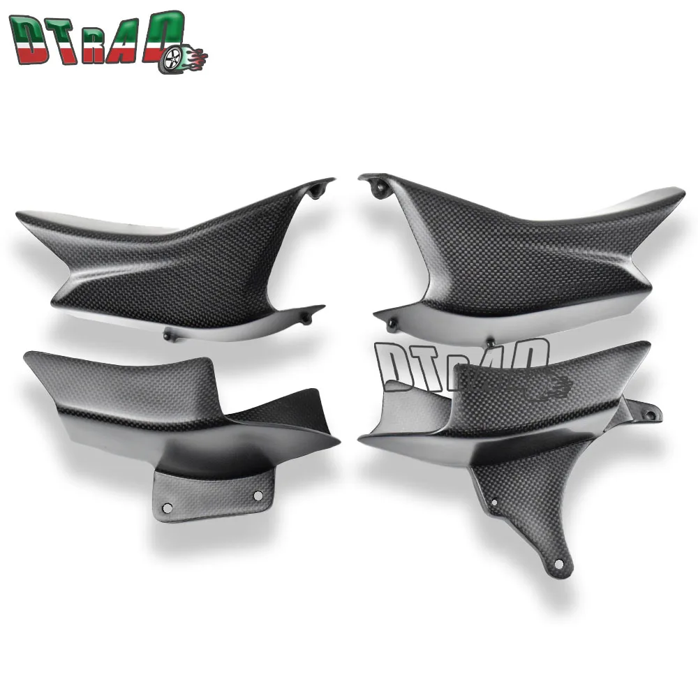 For DUCATI Multistrada V4 V4S Pikes Peak / Rally / RS 2021-2025 Motorcycle  Carbon Fiber Upper Lower Winglets Fixed Side Wings