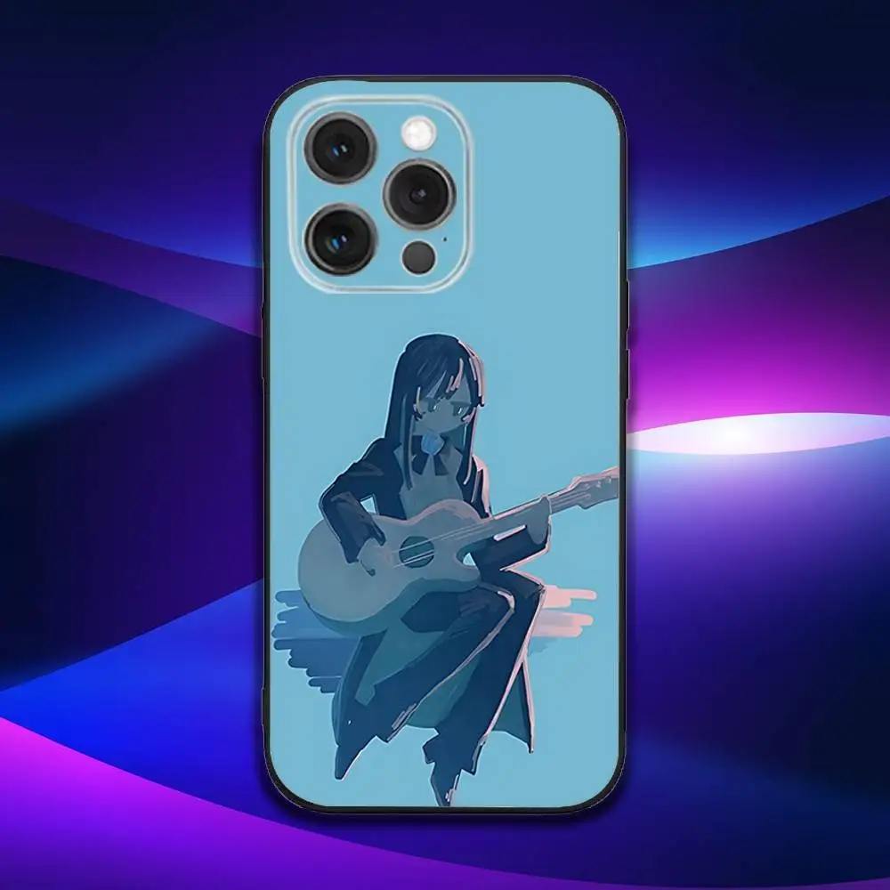 حافظة هاتف Ado Cartoon K-Kyogen X Uta لهاتف iPhone 17,16,15,14,13,12,11,Pro,Max,Plus,X,XS,SE4,E,Mini,Soft Black Case