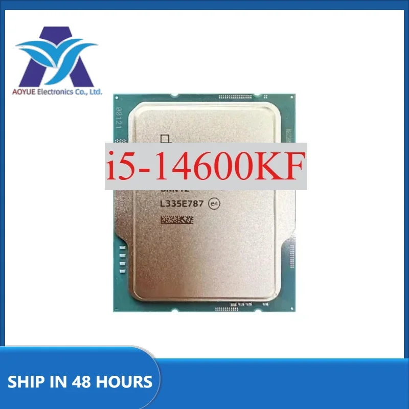 1pcs Intel Core i5-14600KF i5 14600KF CPU ASUS CMP 40HX 8GB Graphics card processor LGA 1700  Perfect test