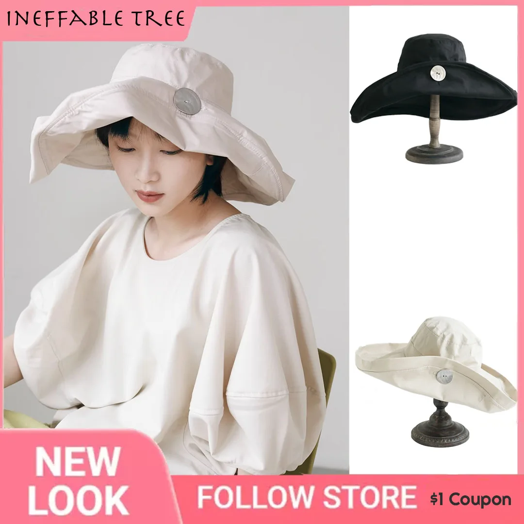 Summer Japanese 3D Flower Bucket Hats for Women Korean Wide Brim Fisherman Caps Foldable Sunscreen Beach Chic Sun Bob Gorros