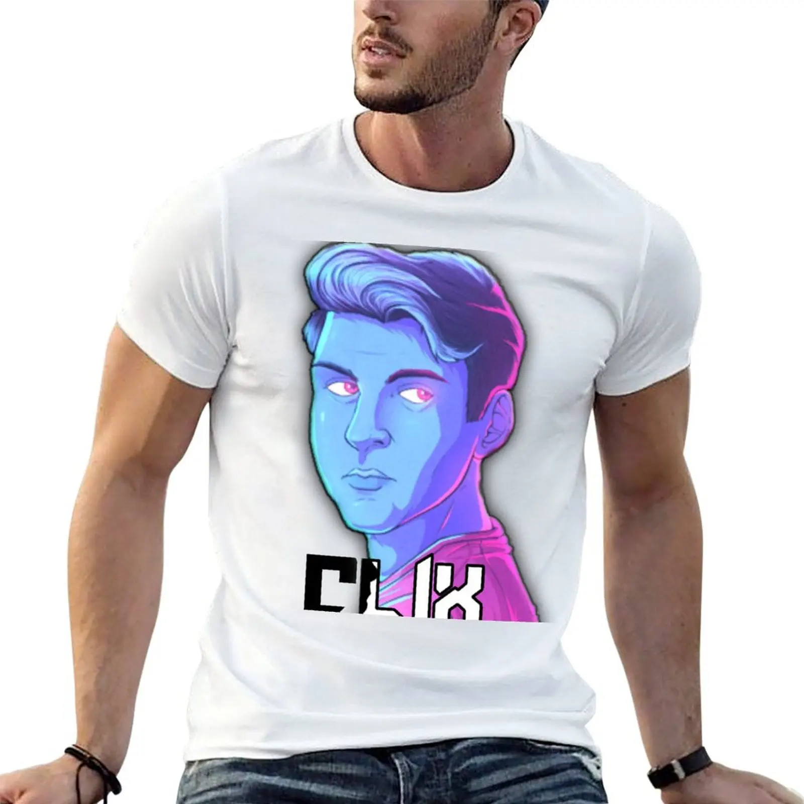 

Clix T-Shirt t shirt personalised t shirt men 100% cotton luxury brand T-Shirt