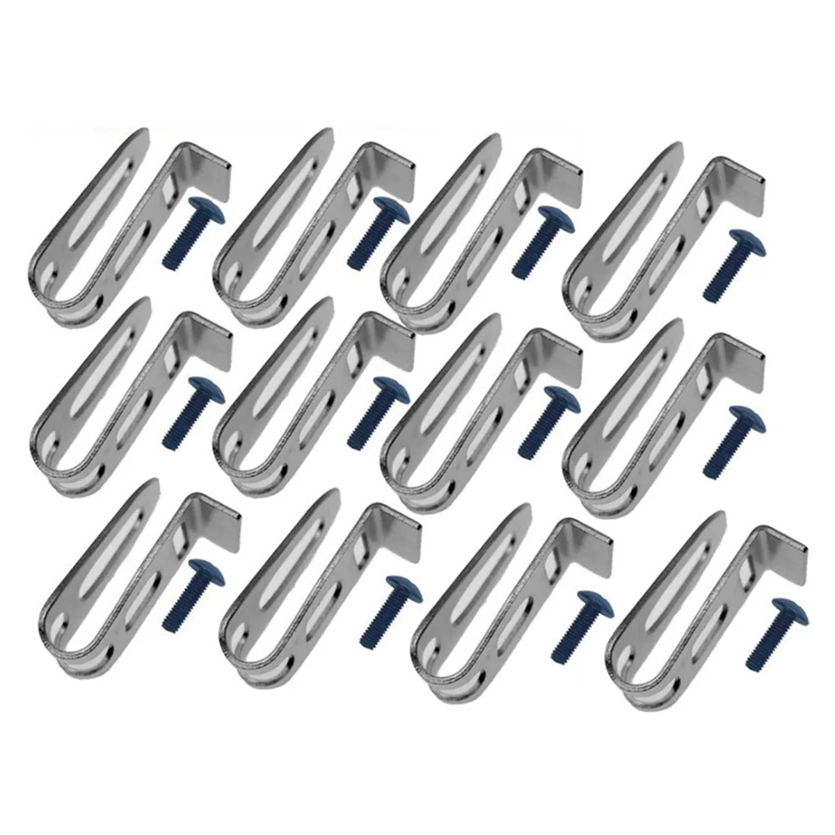 12Pcs Power Tools Waist Buckle Tool Hook Belt Buckle with Screw is Suitable for Makita BDA350, BDF343H, BDF451.