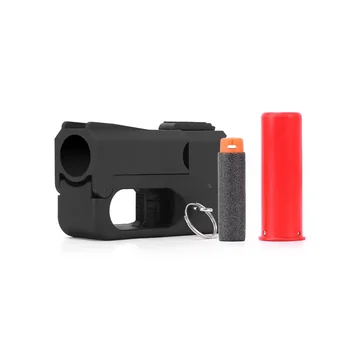 Draagbare Edc Mini Plastic Zachte Kogel Sleutelhanger Pistool Speelgoed