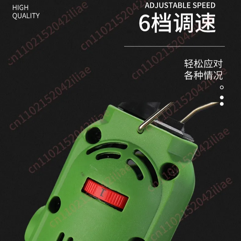 6-Speed speed regulation 90 degrees 3mm chuck electric grinder, multi-functional mold polishing tile cutting