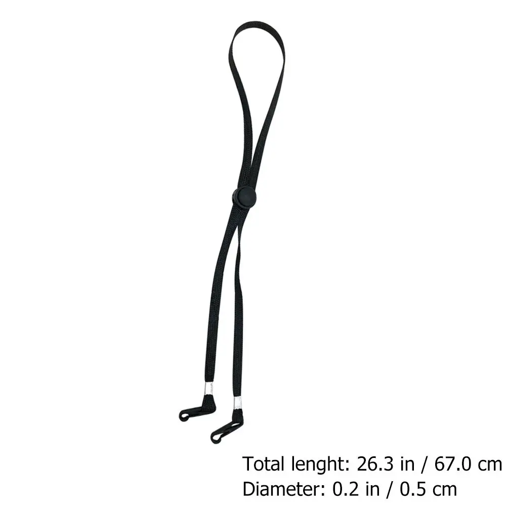 12Pcs Safety Mask Holder Adjustable Length Mask Lanyard Anti-Lost Face Cover Lanyard Comfortable Hanging Buckle for Masks