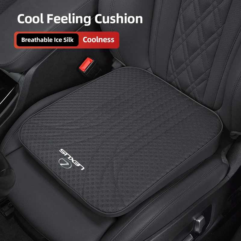 

Наклейки на автомобиль, дышащая подушка для сиденья из ледяного шелка, мягкий коврик для защиты бедер для Lexus F SPORT ES RX NX LS UX LM LX GX LC RZ IS CT