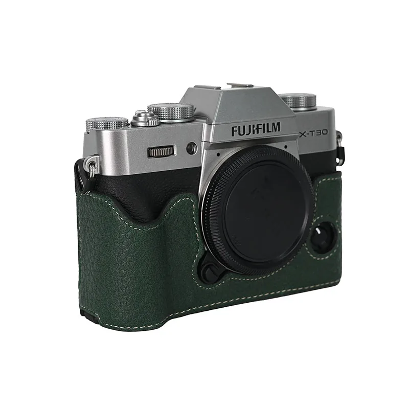 Etui z ekoskóry, pokrowiec na aparat, torba, osłona na połowę obudowy do aparatów Fujifilm XT10, XT20, XT30 II, III. — zdjęcie produktu 3