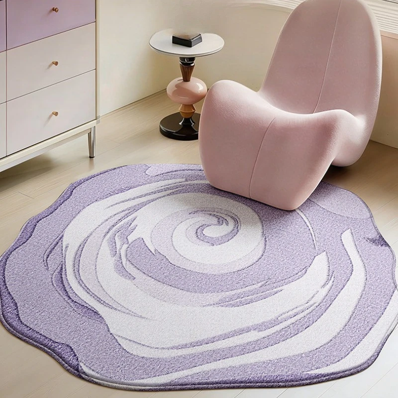 Irregular Shape Bedroom Decor Carpet Gradient Color Carpets for Living Room Fluffy Soft Lounge Floor Mat Thick Plush Bedside Rug
