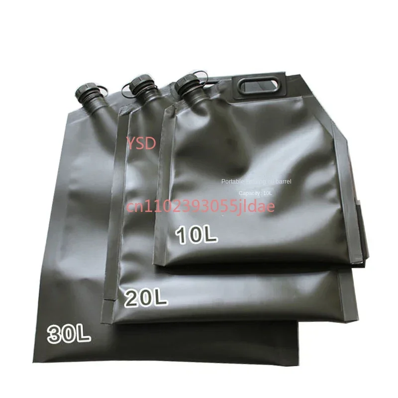 Portable Soft Oil Barrel for Off-Road Vehicles Folding Motorcycle Standby Anti-Static Explosion-Proof Fuel Storage Bag