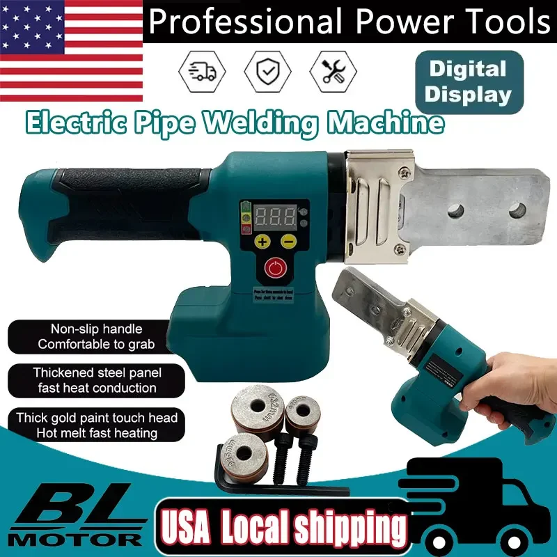 

Electric Pipe Welding Machine Cordless Fuser PPR PE Soldering Iron Plastic Tube PP Heating Hot Melt For Makita 18V Battery