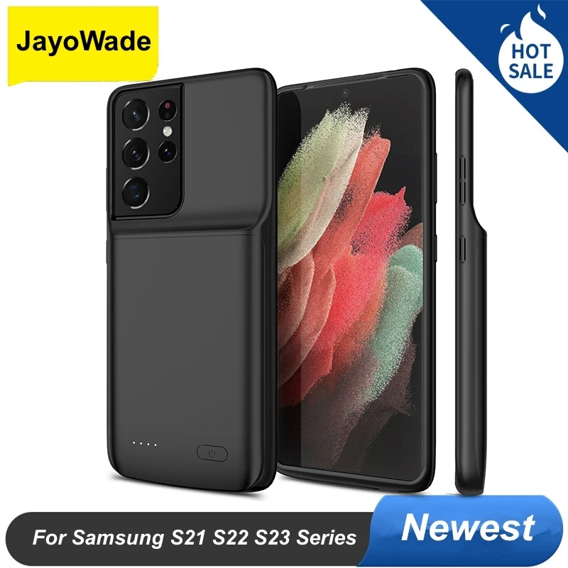 

Чехол JayoWade для Samsung Galaxy S23, S21 Plus, S22, ультратонкое зарядное устройство, чехол для телефона, чехол для Samsung S23, ультрапортативное зарядное устройство