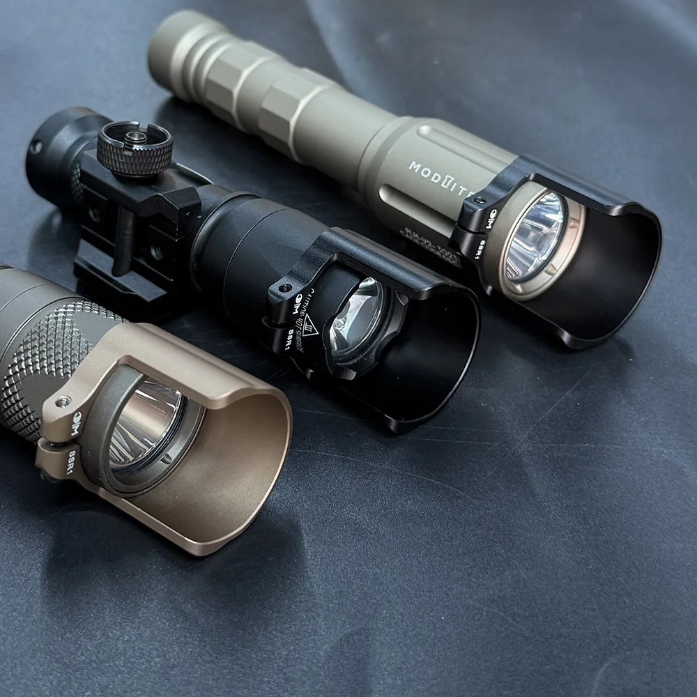 غطاء حماية معدني لعدسة ضوء الكشفية لسلسلة مصباح يدوي SF M300 M600 وModlite