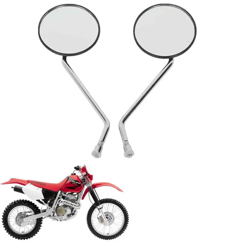 Para honda xr80 230 tlr200 xr200 125 ct110 cg125 xl250 400 xr250 xr400 xr600 peças de moto 10mm espelho retrovisor