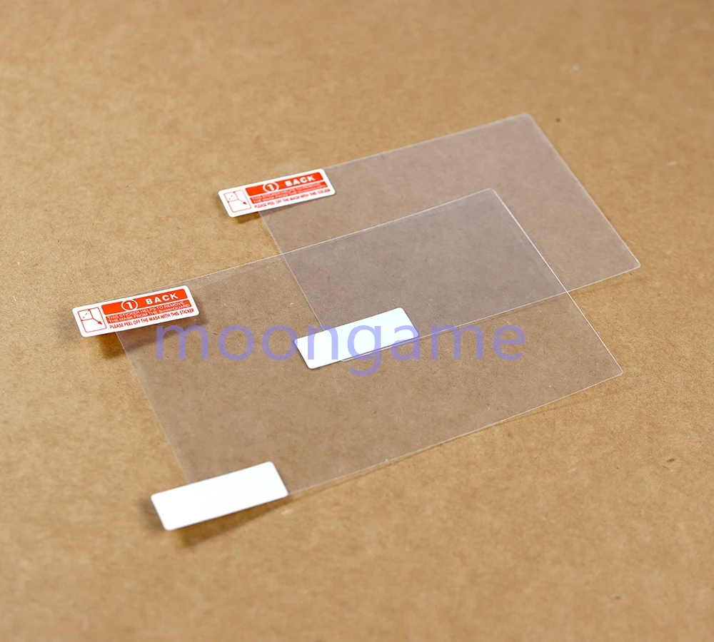 50sets Protective Film Screen Protector Transparent Coverage Game Console Protective Film For 3DS XL/LL