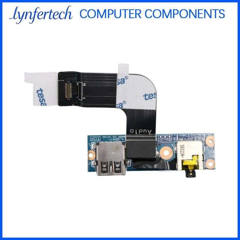 New Audio Headphone Jack Sub Board USB Cable Flex Ribbon Replacement For ThinkPad X1 Carbon 3rd Gen 00HN985 Laptop Repair Part