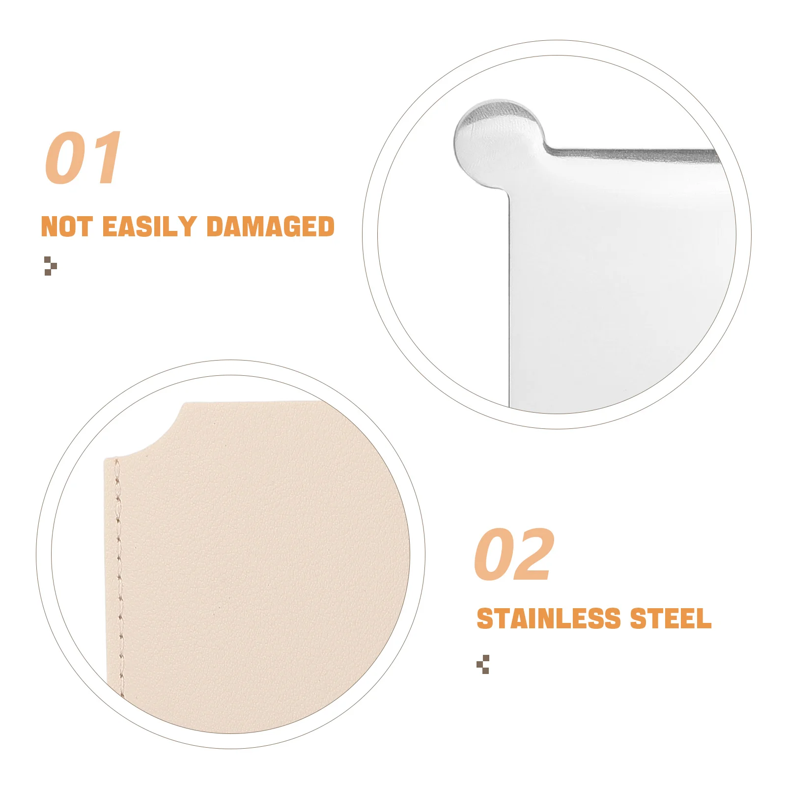 لوحة كريم أساس من الفولاذ المقاوم للصدأ، صينية خلط مكياج قابلة لإعادة الاستخدام لظلال العيون وأحمر الشفاه وتدوم طويلاً وغير قابلة للتآكل #5