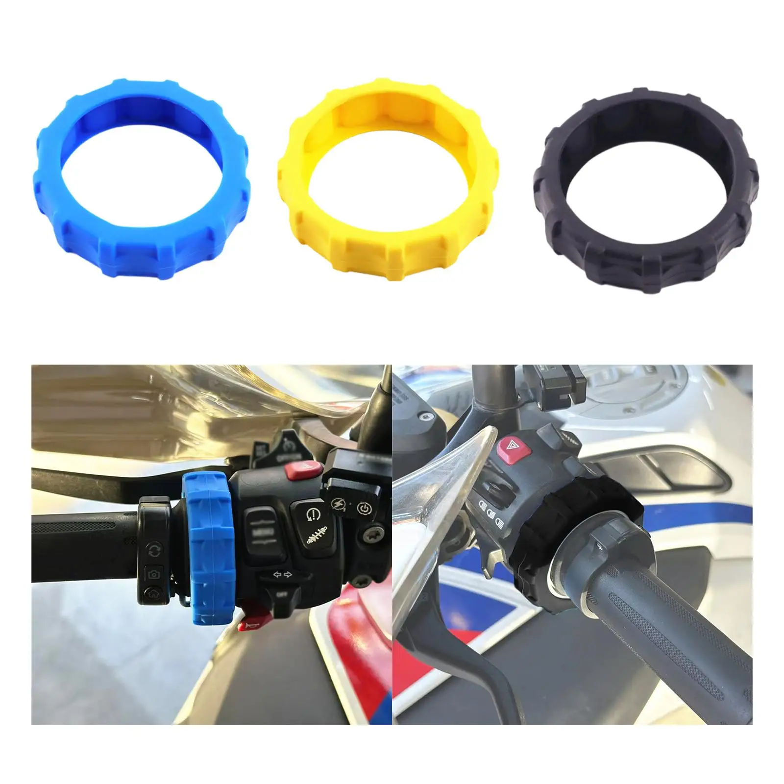 Motorcycle Multi-controller Rubber Cover Ring Motorcycle Modification Accessories Handle Bar Controller Protection Cover