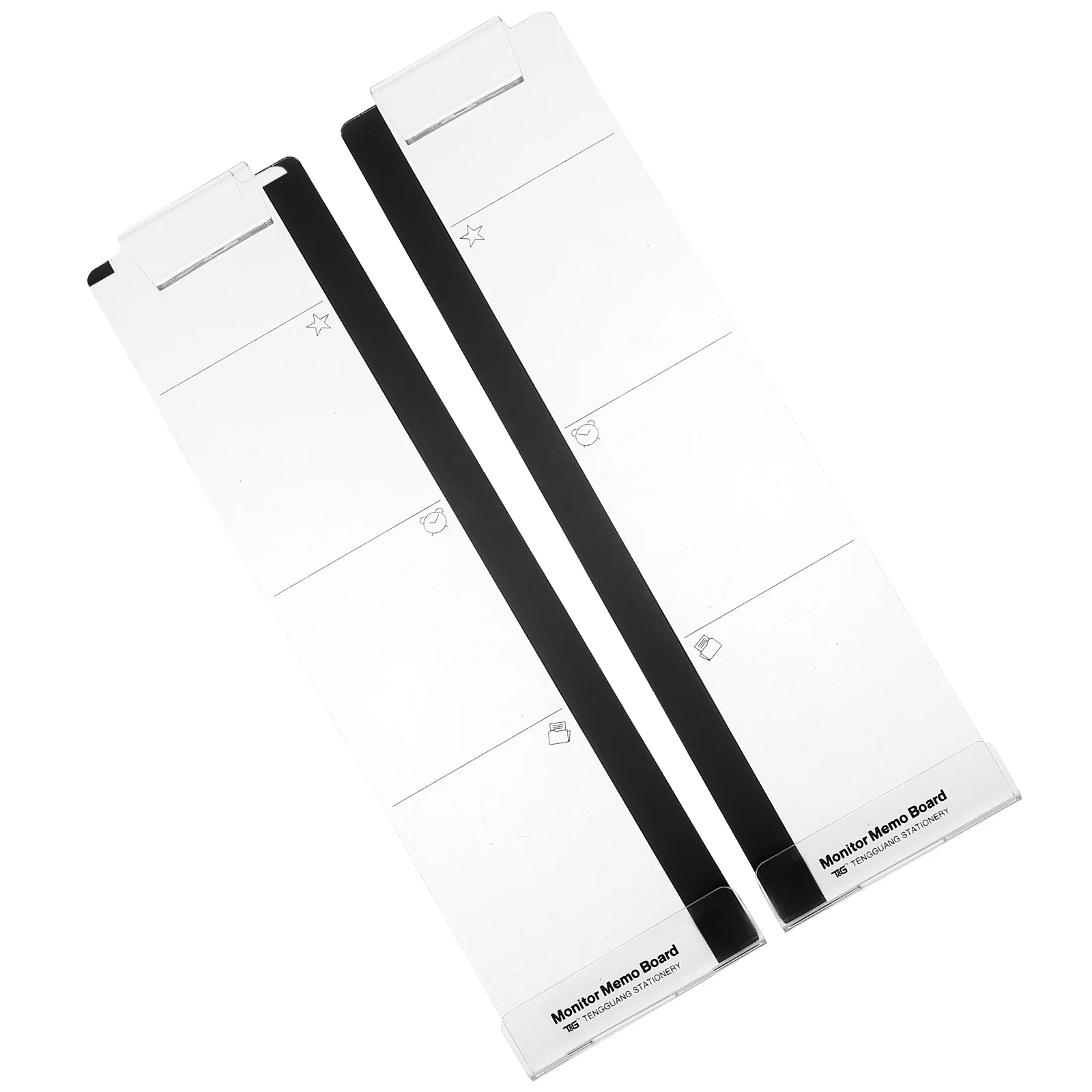 2 قطعة حامل هاتف مذكرة مجلس مجموعة لوحة شفافة لمكتب مراقبة المنزل رسالة المنظم دفتر الملحقات #4
