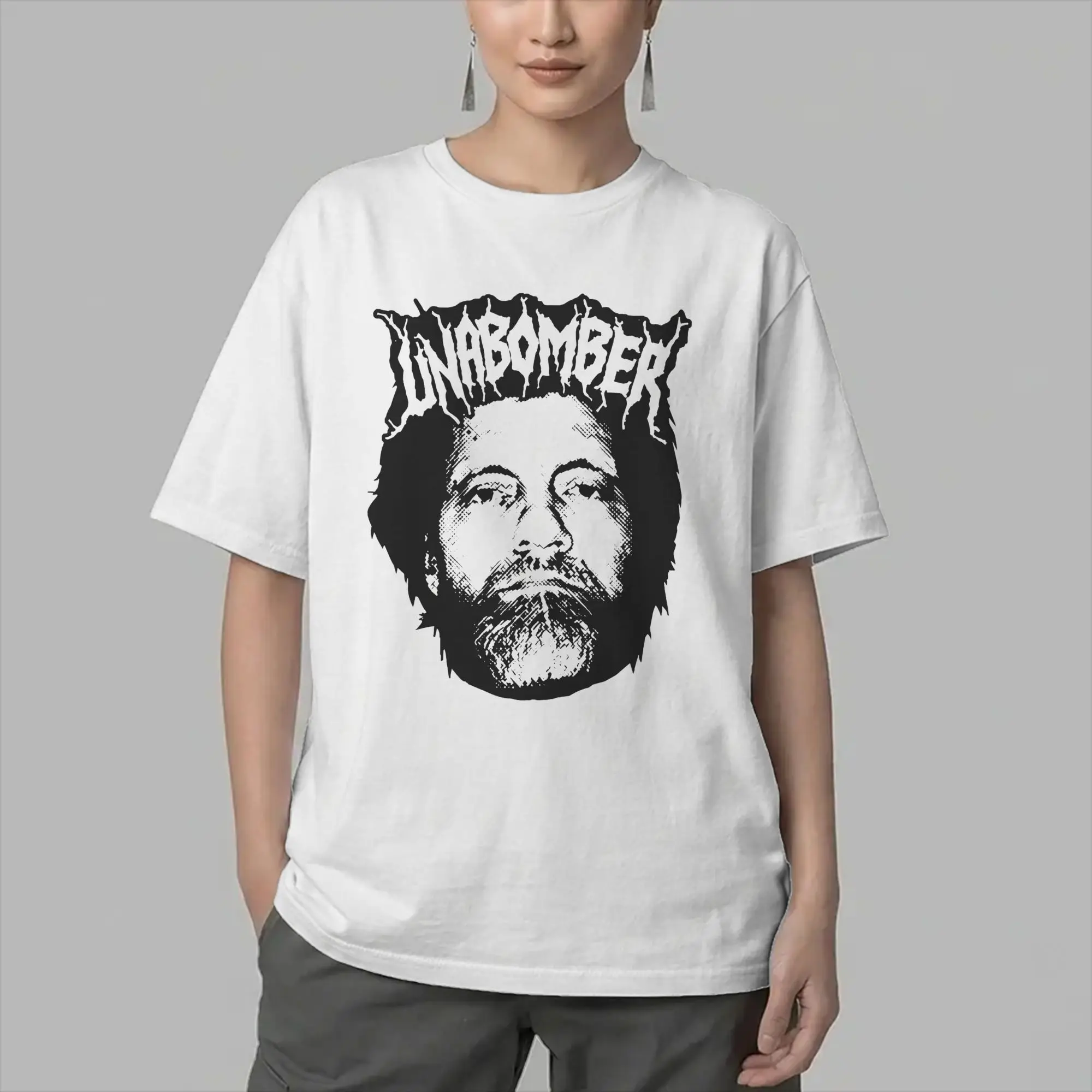 Men's T-Shirt The Unabomber Ted Kaczynski Funny Cotton Tee Shirt Short Sleeve  T Shirts Crew Neck Clothes 6XL