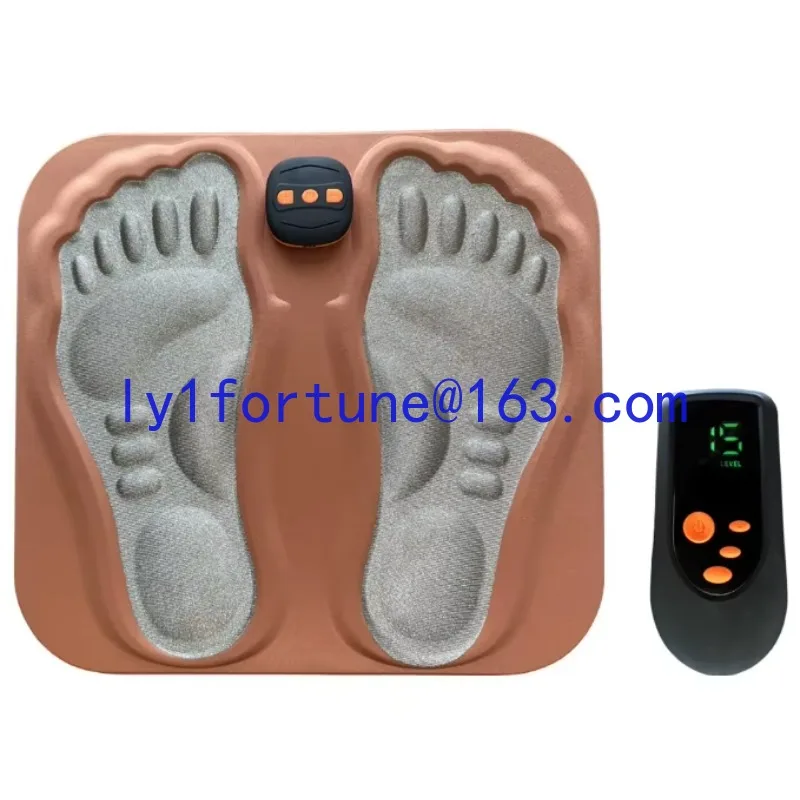 Intelligent pulse micro current massage for leg muscles EMS foot sole massager micro current heating