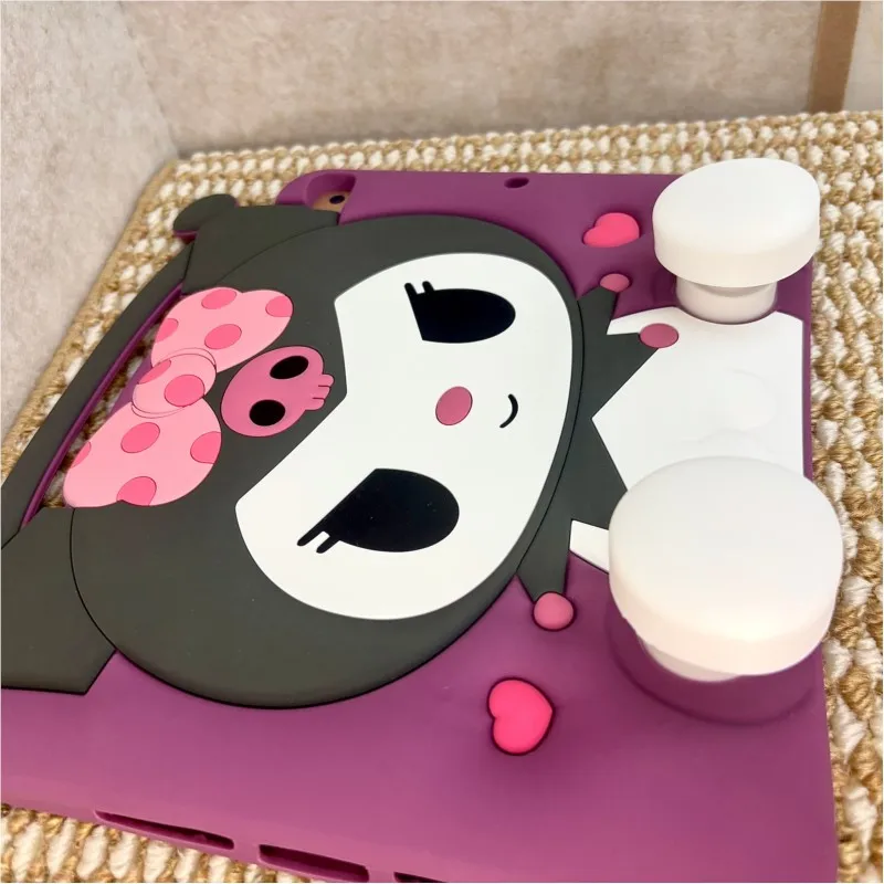 For iPad mini 2 3 4 5 6 7 iPad 7th 8th 9th 10th Gen 10.2 10.9 Air Pro 2019 10.5 Air 4 5 10.9in Cute Cartoon Support Tablet Case