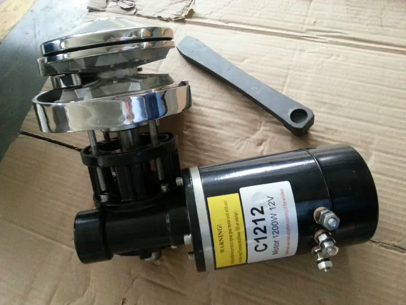 12V 1000W Heavy Duty Highspeed Marine Boat Anchor Winch Windlass Suitable For Boats From 32ft To 45ft C1012