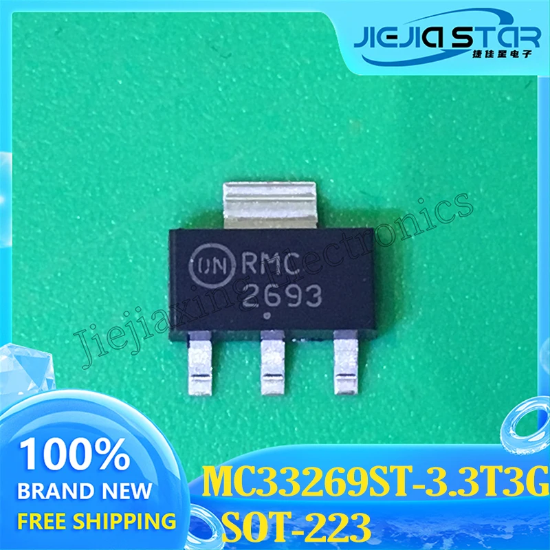 MC33269ST-3.3T3G MC33269ST-3.3 linear voltage regulator parts mark 2693 power management chip IC new original in stock