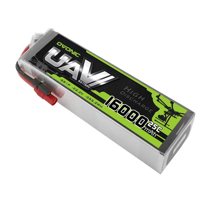 high discharge rate  22.2v 6s 16000mah 25c Lipo Battery Pack