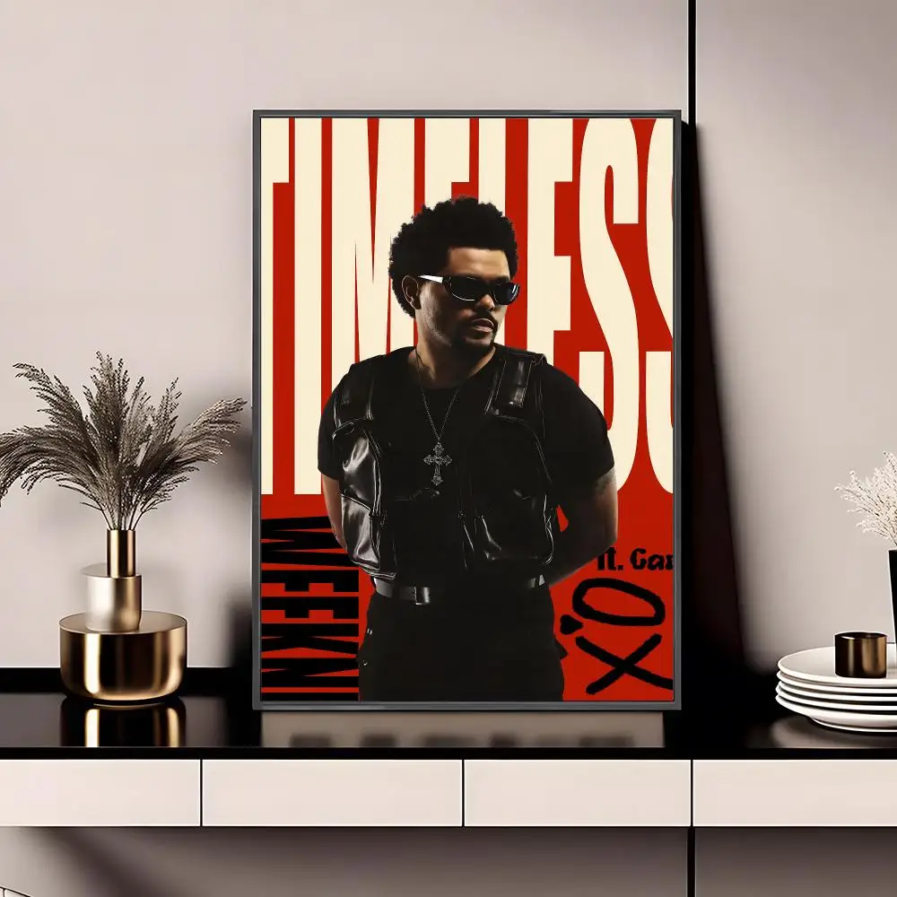 Singer T-The Weeknd Painting Calligraphy Paper Print Home Living Room Bedroom Entrance Bar Cafe Art Decorative Paintings