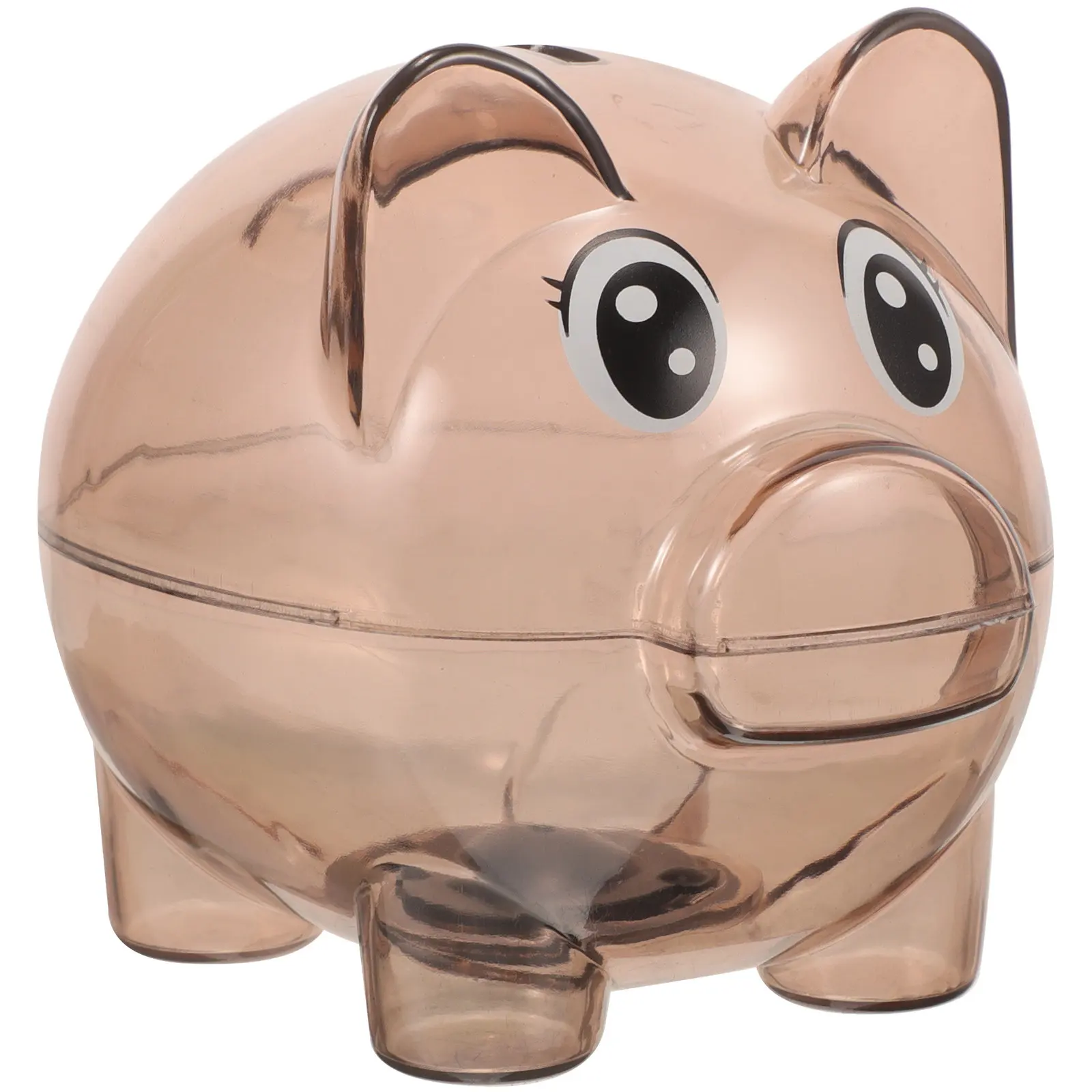 

Childrens Money Saving Bank Cartoon Clear Piggy Plastic Girls for Kids Baby Toy Gifts
