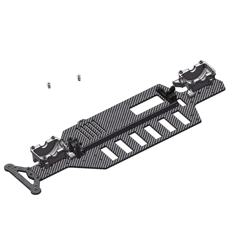 Aluminum Alloy Gearbox Case Front Rear for Tamiya TT-02 TT02B TT02D TT-02FT Chassis Upgrades