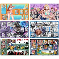 60*35*0.2cm One Piece Dedicated GAME Card Mat Battle Against Nami Zoro Kaidou Katakuri Gift Toy Game Anime Collection Card