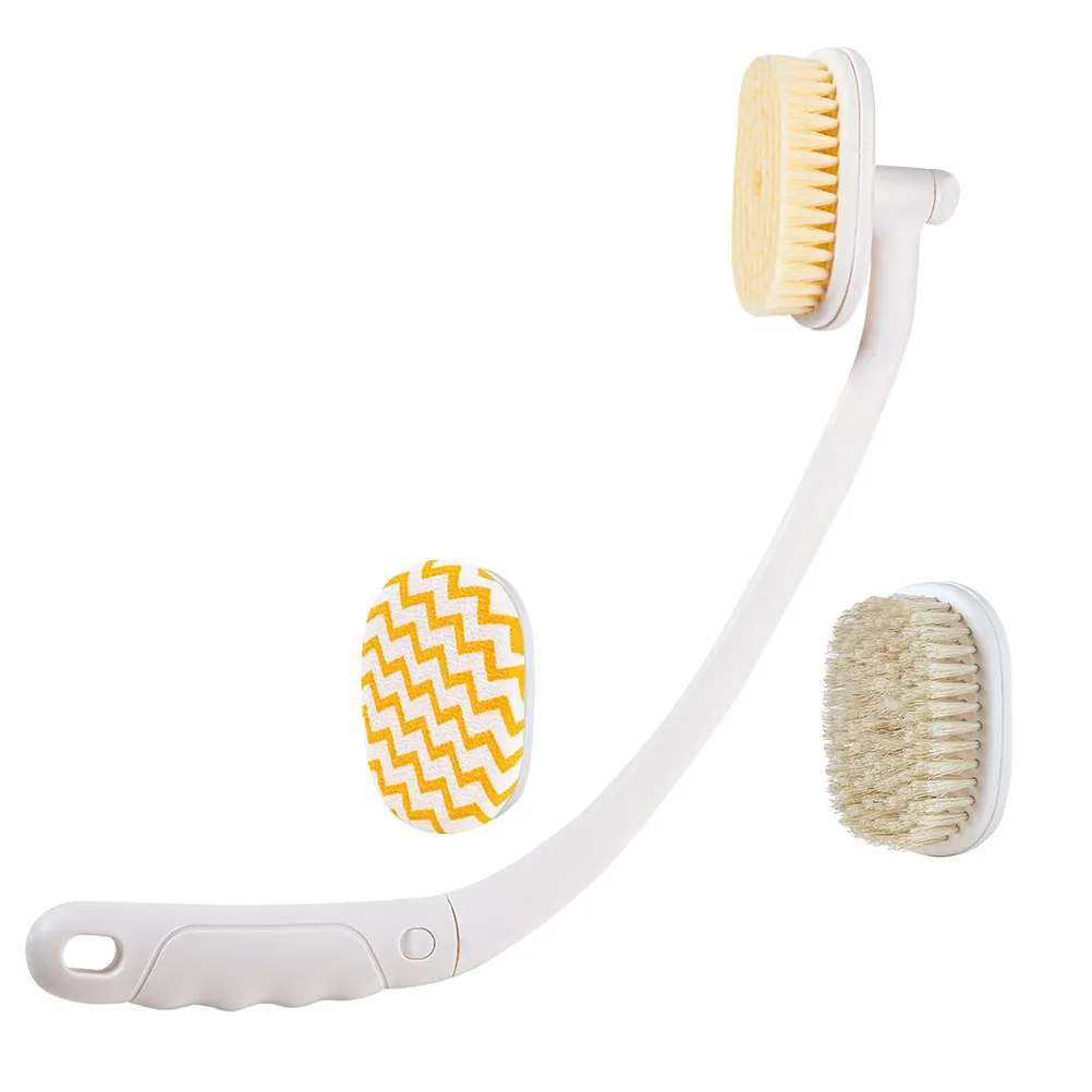 

1Set Long Handle Bath Back Scrubber Shower Brush Body Exfoliating Massage Brush for Men Women Elderly Comfortable Use