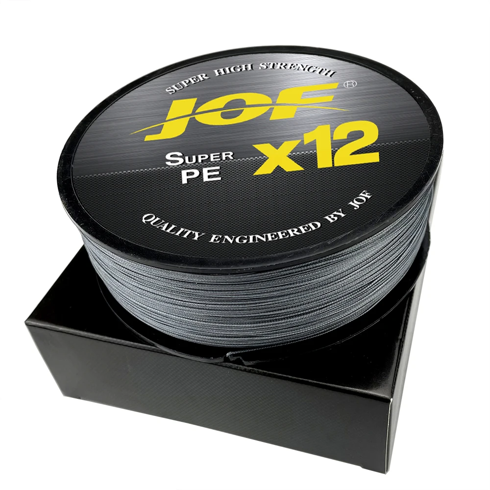 JOF X12 Verbesserte geflochtene Angelschnüre, superstarke 12-strängige Multifilament-PE-Schnur, 100 m, 300 m, 500 m, 25 lb, 30 lb, 39 lb, 50 lb, 65 lb, 92 lb – Detail 15